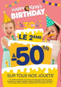 anniversaire king jouet